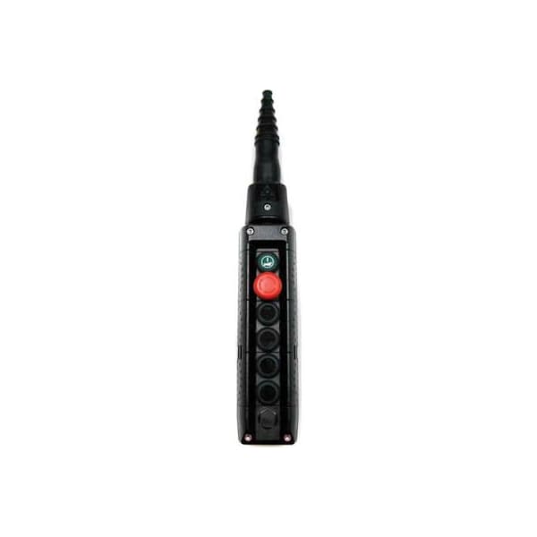 Springer Controls Co T.E.R., F70EB12040000001 MIKE Pendant, 6 Button, Black, 1-Speed Buttons F70EB12040000001 - main